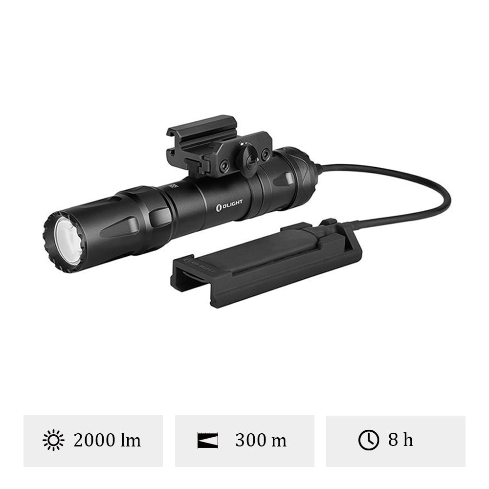 Lampe tactique Olight Odin – 2 000 lm et portée 300 m