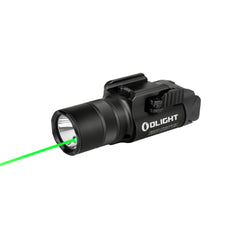 Lampe tactique rechargeable Olight Baldr Pro R avec laser vert – 1 350 lm