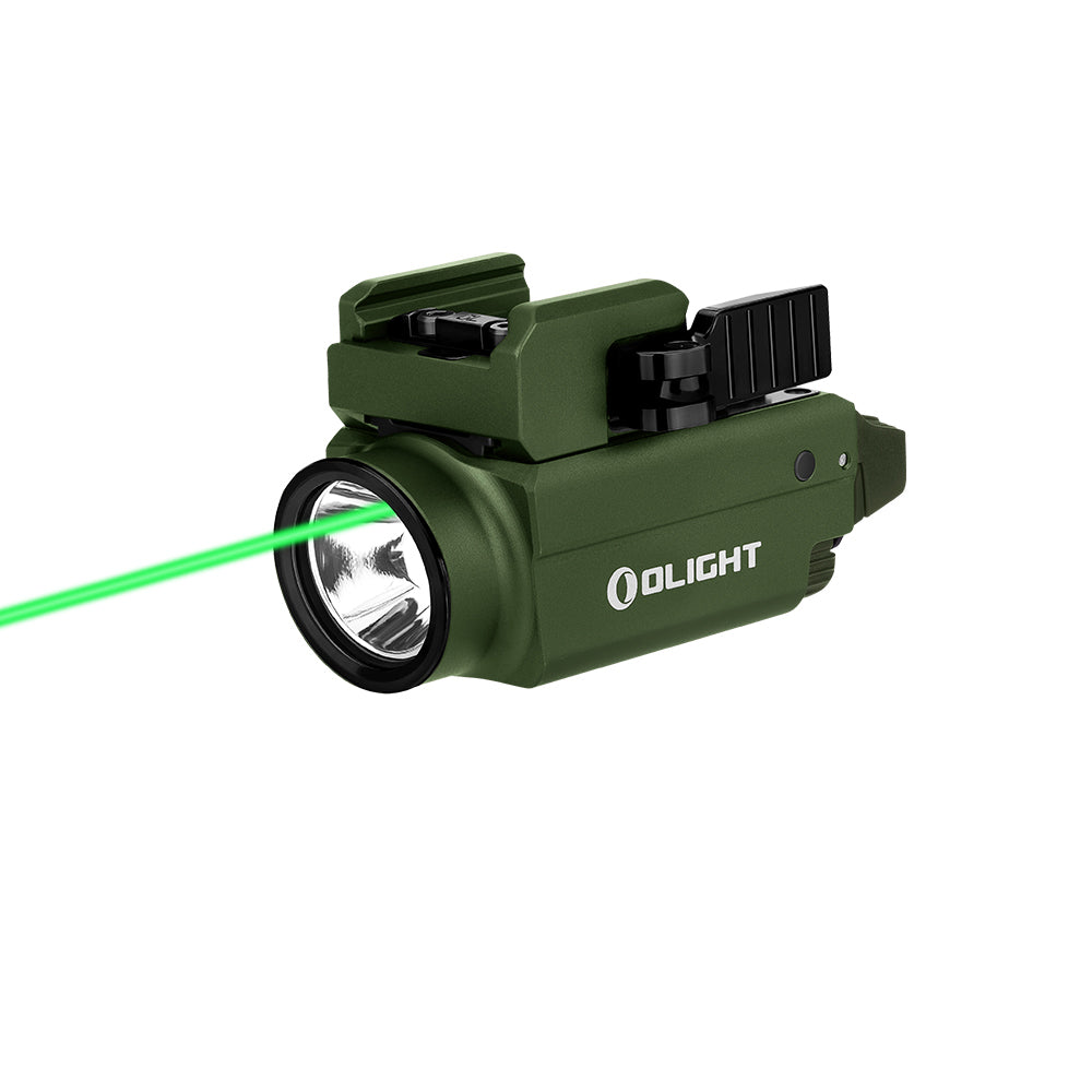 Lampe tactique Olight Baldr S avec laser vert – 800 lm