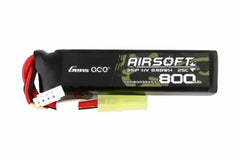 Batterie LiPo 11,1V 800mAh 25C 3S1P Mini Tamiya GENS ACE
