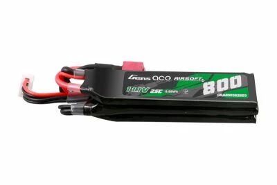 Batterie LiPo Nunchuck 3x 11,1 V 800 mAh 25C Dean - Gens Ace — composant du pack AW
