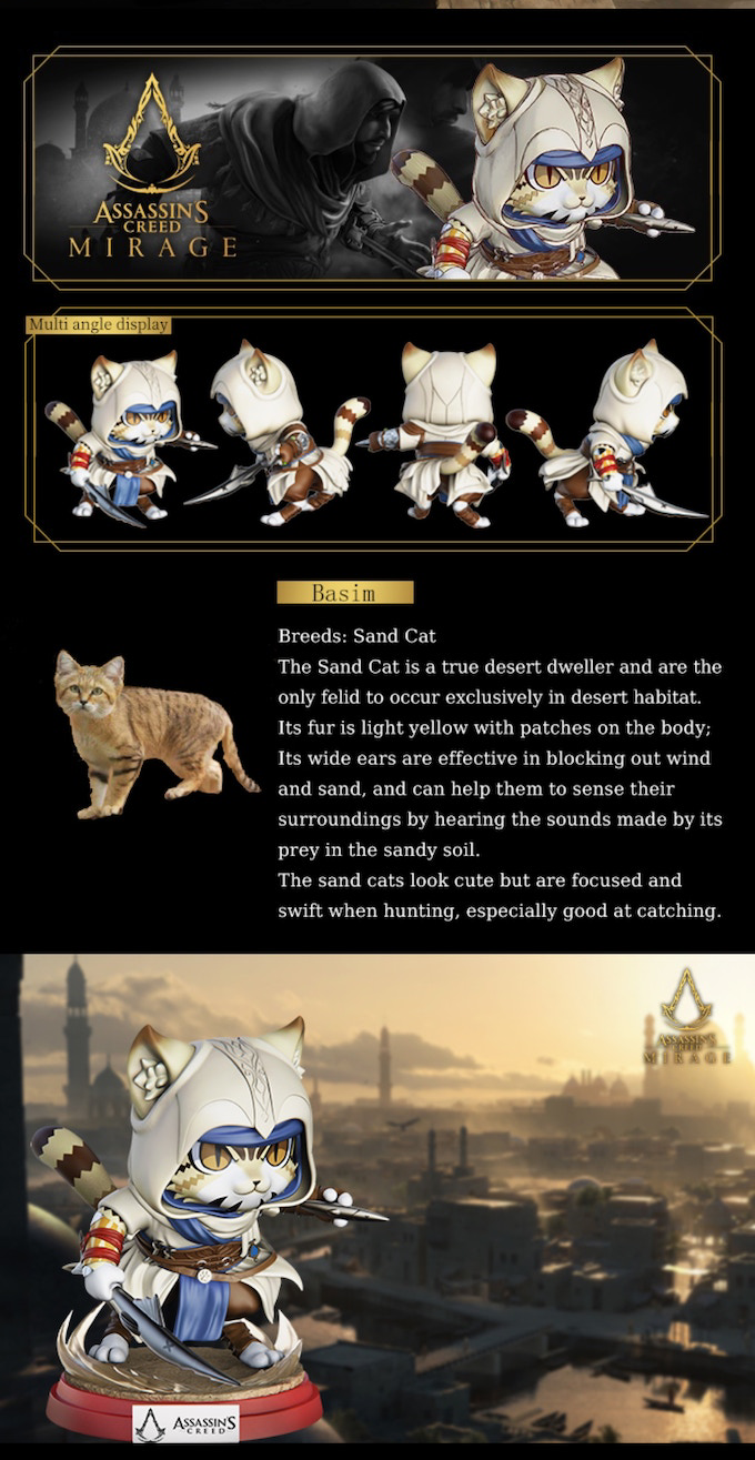 Figurine MeoWorld Assassin’s Creed 12 à 16 cm – Personnage au choix