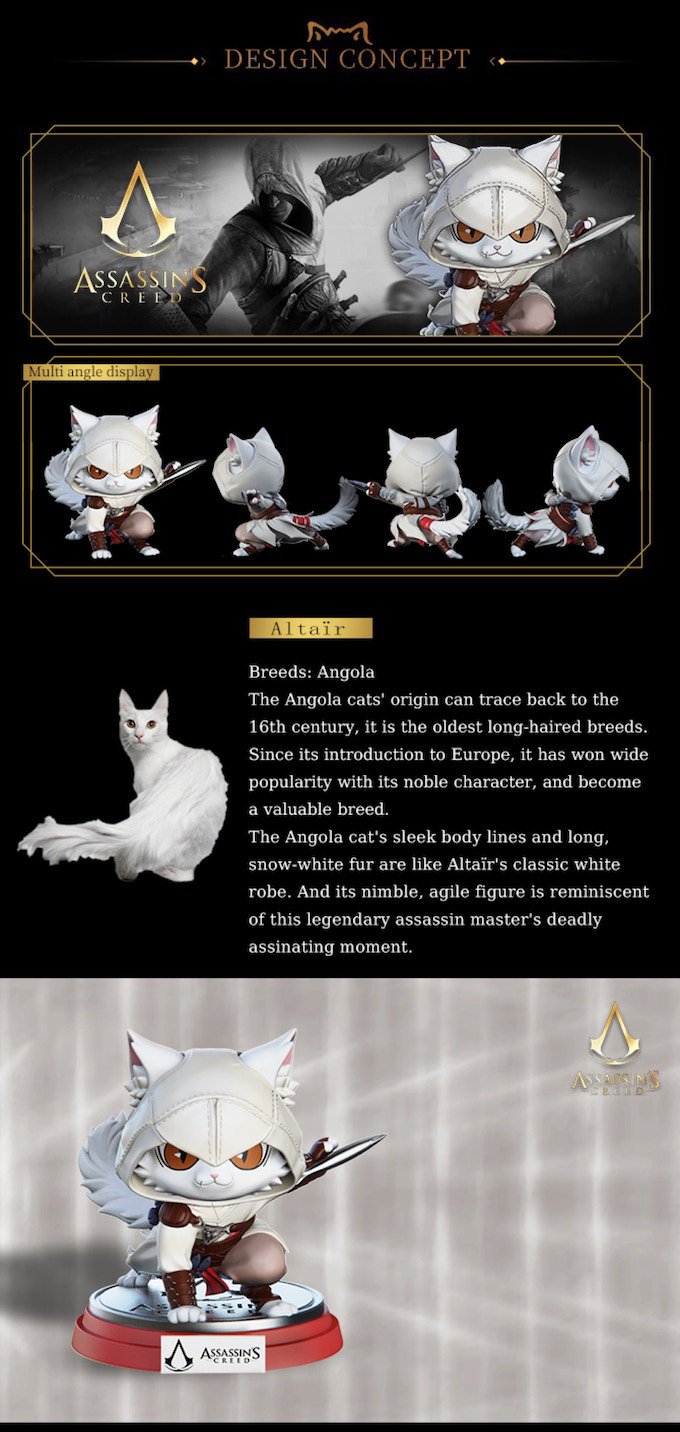 Figurine MeoWorld Assassin’s Creed 12 à 16 cm – Personnage au choix