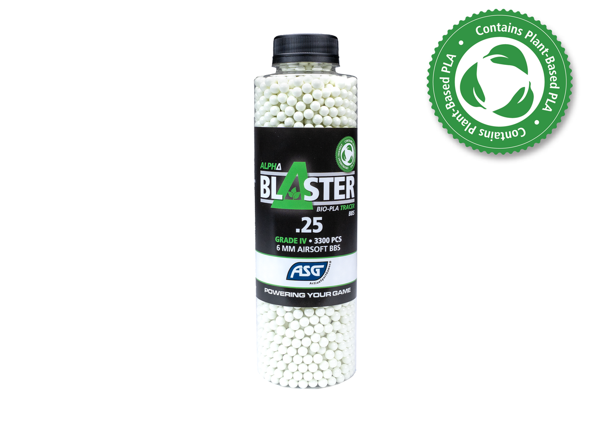 Alpha Blaster PLA Tracer vert 0,25 g ASG 20182