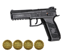 Pistolet airsoft CZ P-09 GBB gaz CO2 6 mm en coffret