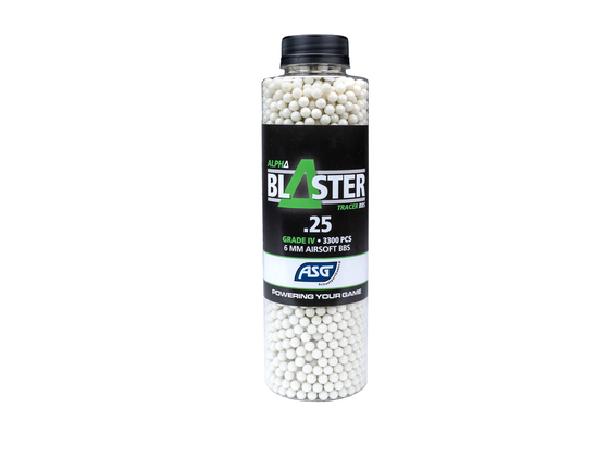 Billes Alpha Blaster Tracer vert 0,25 g – 3 300 billes – 6 mm