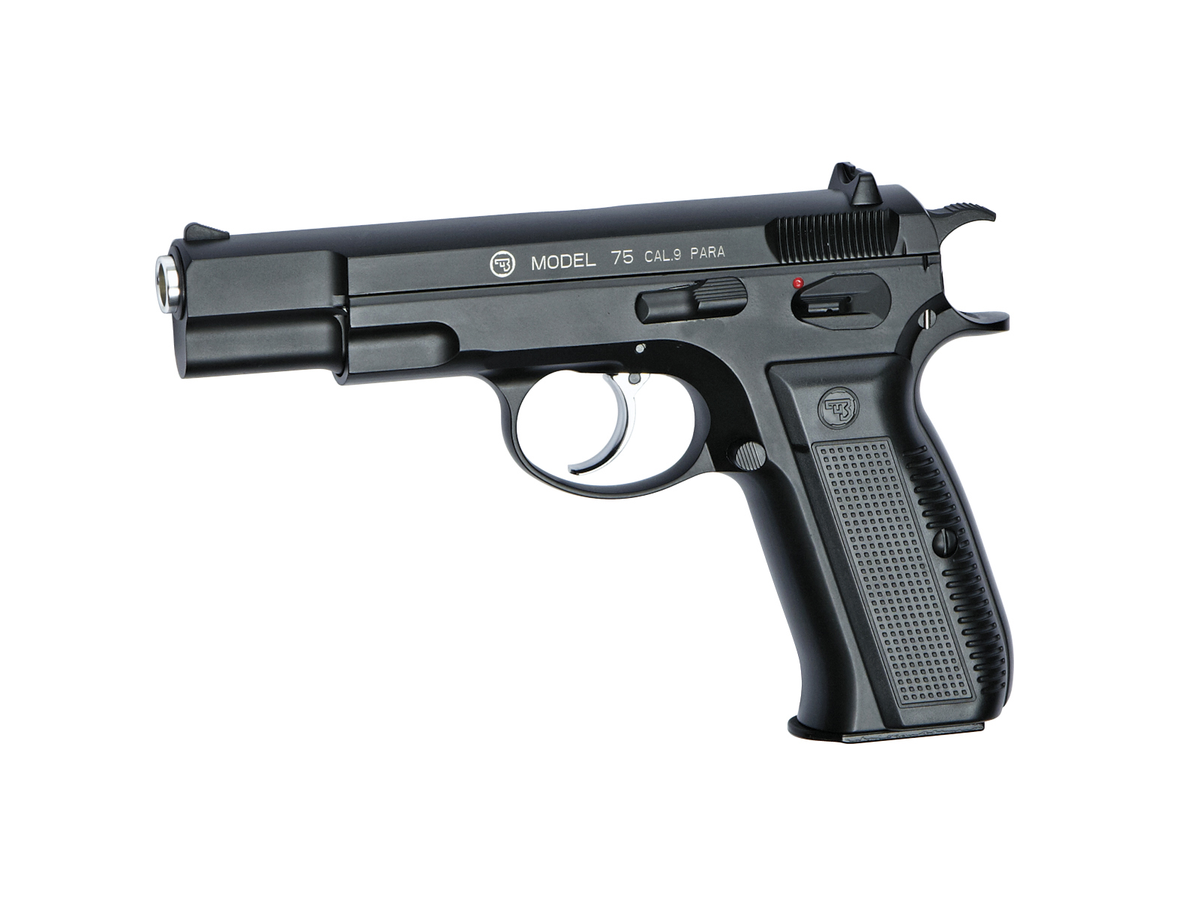 Pistolet airsoft CZ 75 GBB gaz 6 mm full métal