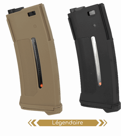 Chargeur Mid-cap 250 billes, Compatible M4 et HK416 / Enhanced Polymer EPM1 Dark Earth et Tan / PTS