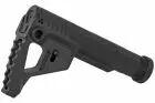 Crosse skeleton CNC noir pour M4 AEG Double Bell – vue 4