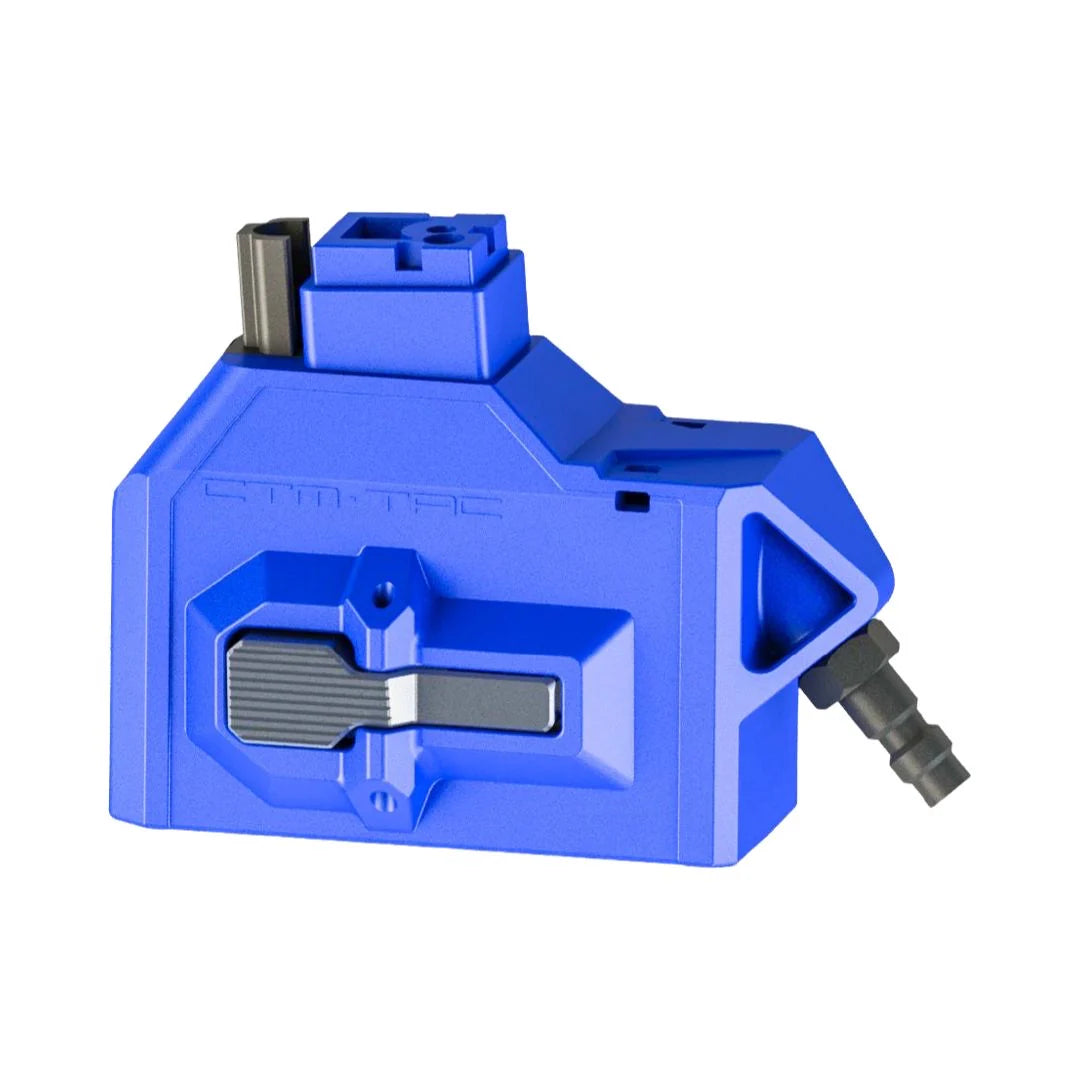 CTM Tactical adaptateur HPA Hi-Capa vers M4 bleu / argent — CTM1024