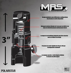 PolarStar MRS Régulateur HPA 40–145 psi