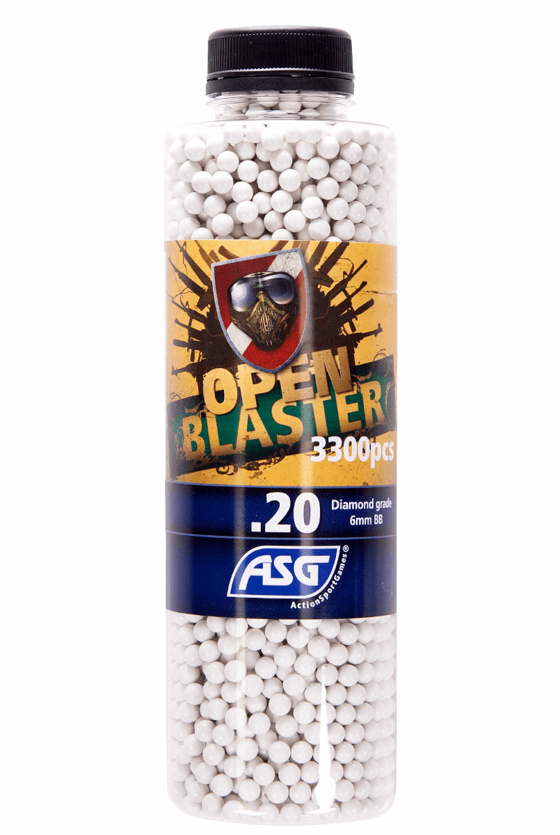 Billes BIO 0.20G Open Blaster en bouteille de 3300 - ASG