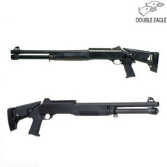 Double Eagle M56DL fusil à pompe Triple Shot Spring 6 mm – Noir