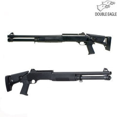 Double Eagle M56DL fusil à pompe Triple Shot Spring 6 mm – Noir — composant du pack AW