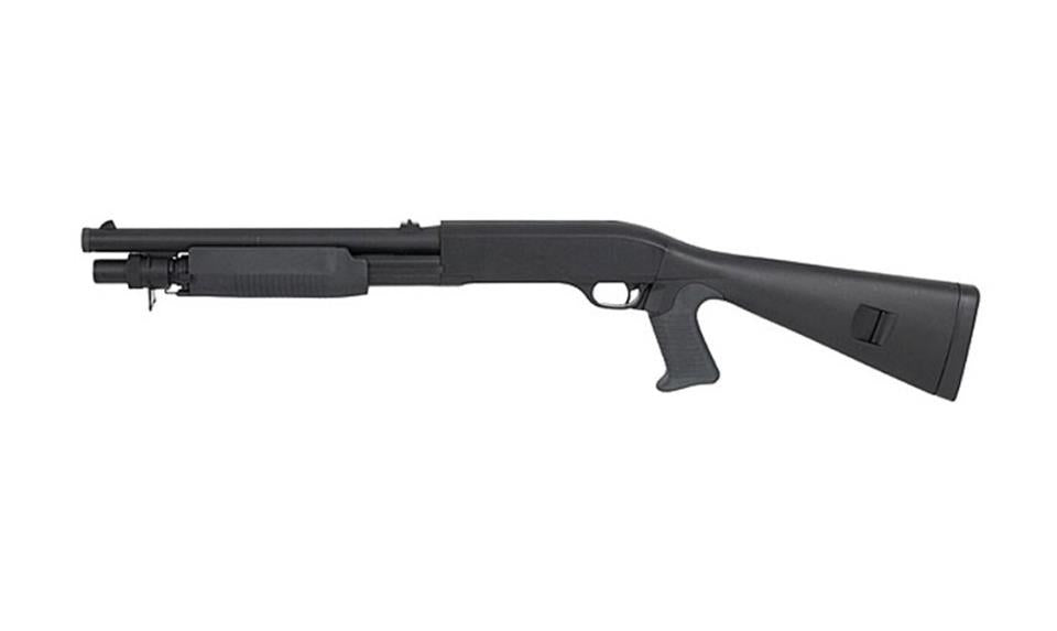 Double Eagle M56A fusil à pompe Triple Shot Spring 6 mm – Noir — composant du pack AW