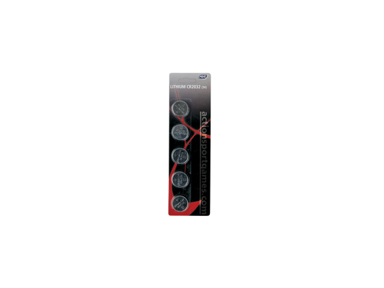 Lot de 5 piles CR2032 3V lithium ASG — image officielle ASG — 16692