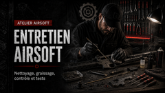 Entretien réplique Airsoft – nettoyage, graissage, contrôle et tests
