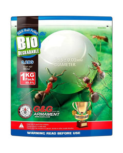 Billes BIO G&G 0,28 g blanches 1 kg — Réf. S10722