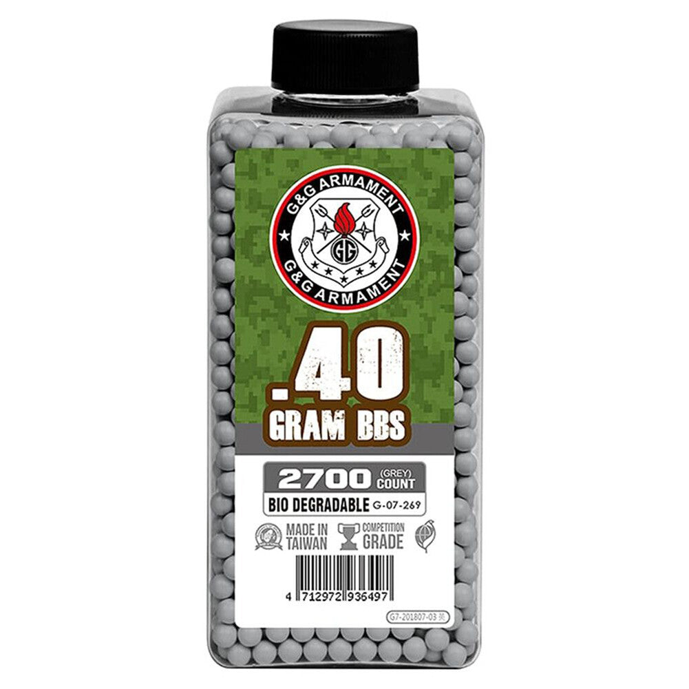 Billes BIO G&G 0,40 g grises 2700 billes — Réf. S10749