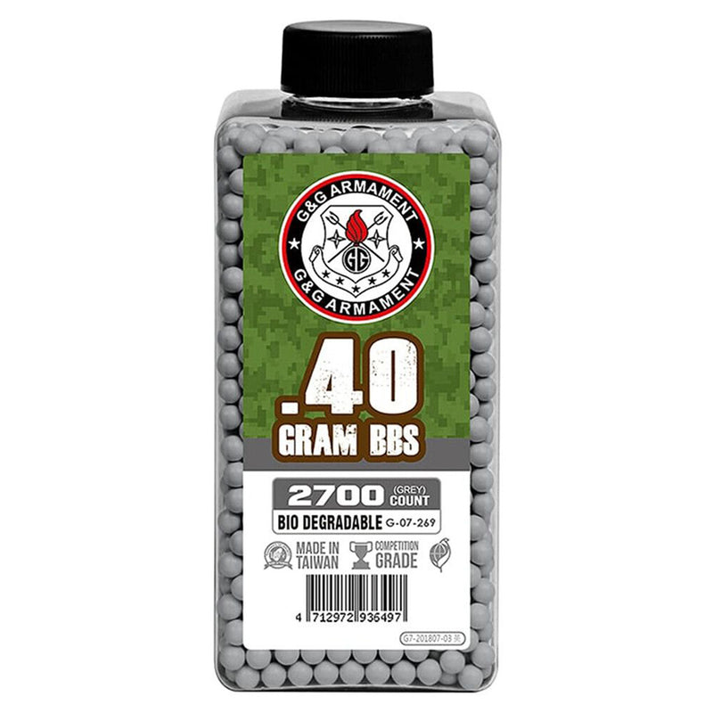 Billes BIO G&G 0,40 g grises 2700 billes — Réf. S10749