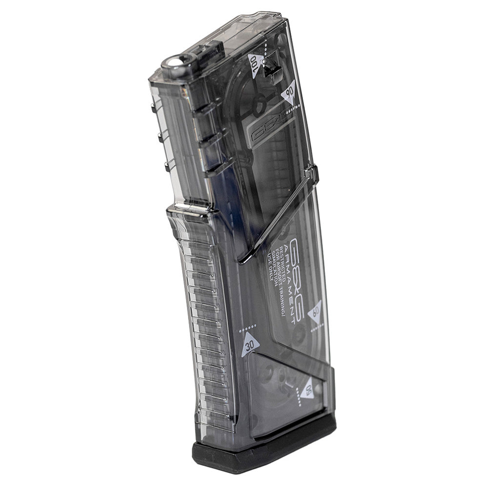 Chargeur G&G SSG-1 105 billes translucide — Réf. S10853