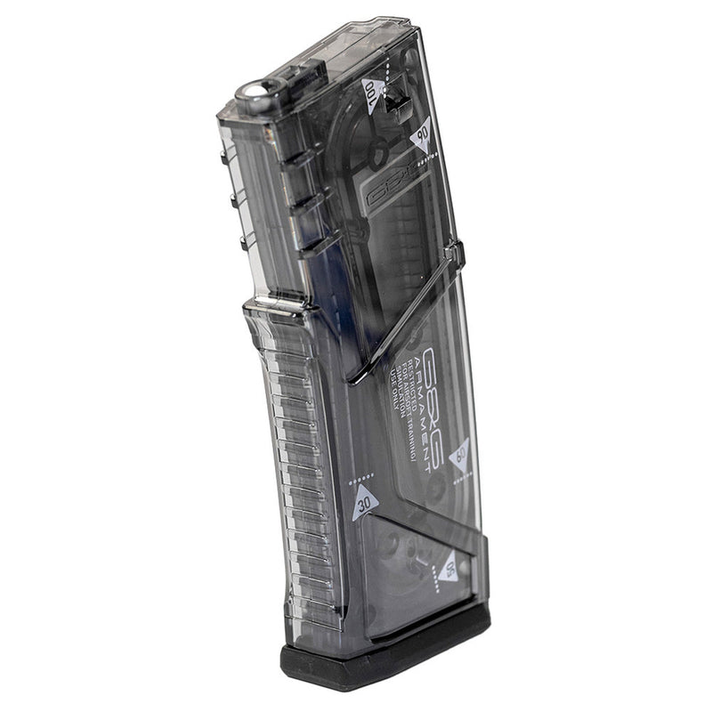 Chargeur G&G SSG-1 105 billes translucide — Réf. S10853