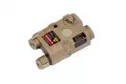 Boîtier AN / PEQ 15 Battery Case laser rouge Désert G&G Armament référence S10944