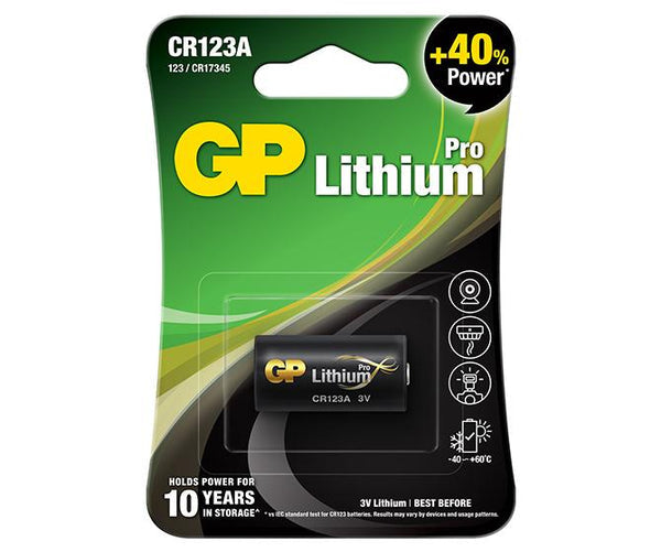 Pile GP Pro CR123A Lithium 3 V