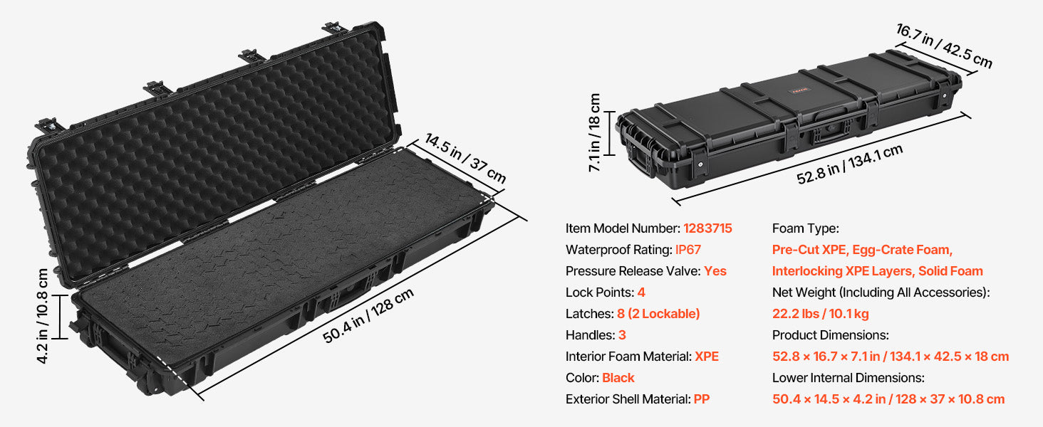 Mallette rigide étanche IP67 pour réplique Airsoft – SucceBuy – vue 23
