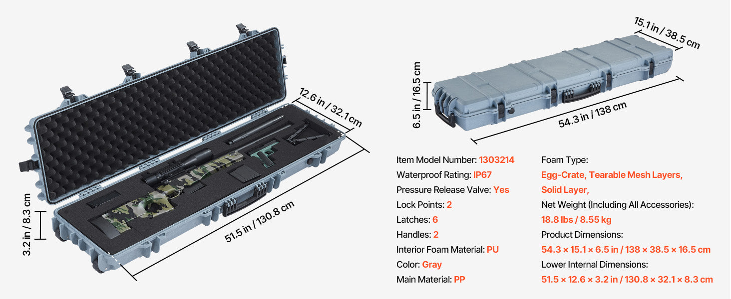 Mallette rigide étanche IP67 pour réplique Airsoft – SucceBuy – vue 24