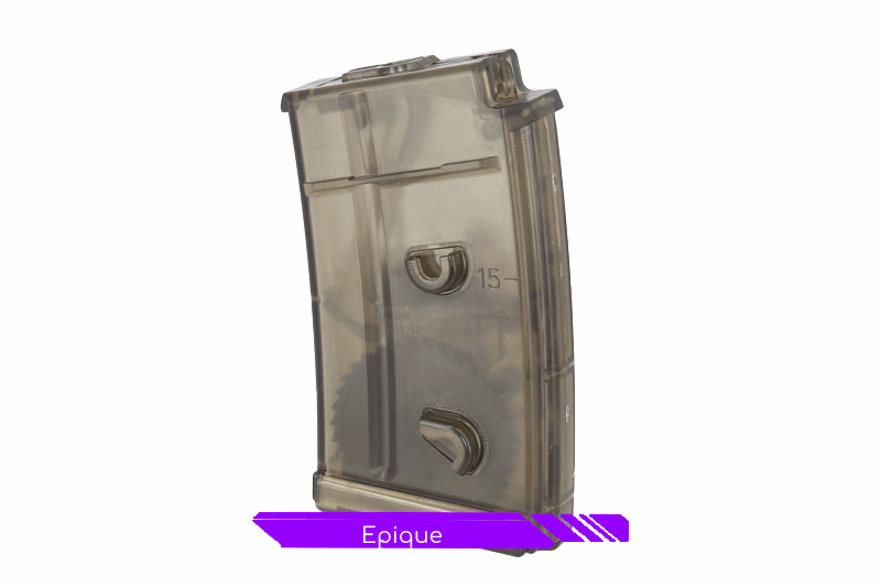 Chargeur Hi-Cap 220 billes pour SIG 551 Jing Gong