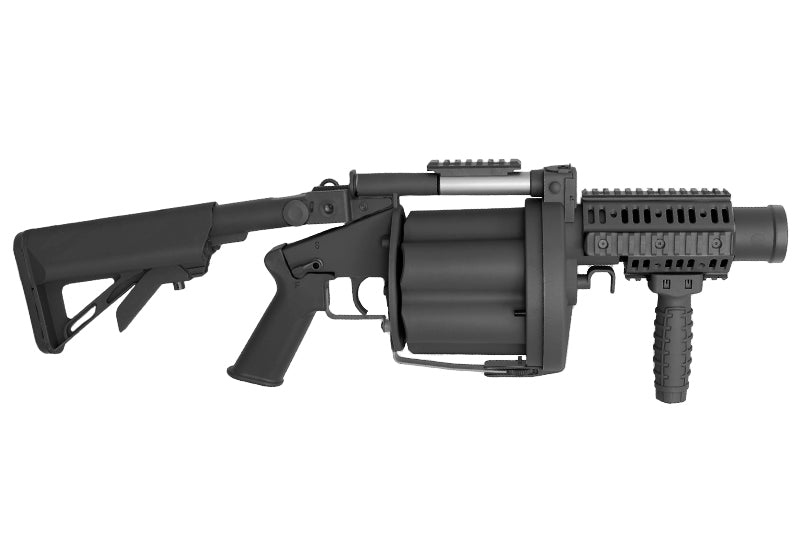 Lance-grenades Airsoft MGL 6 coups 40 mm – ICS