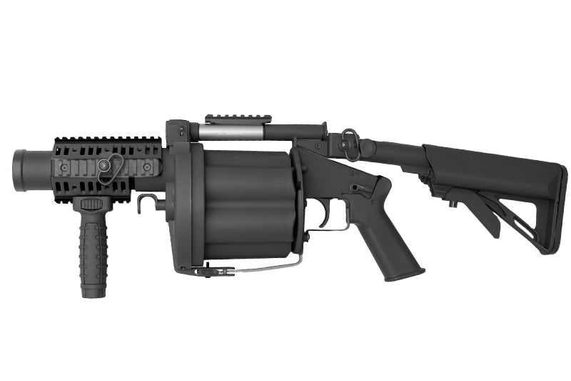 Lance-grenades Airsoft MGL 6 coups 40 mm – ICS