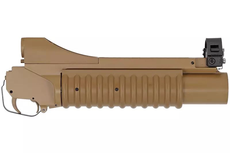 Lance grenade M203 court métal tan et grenade 40mm 36 billes Double Bell – vue 4
