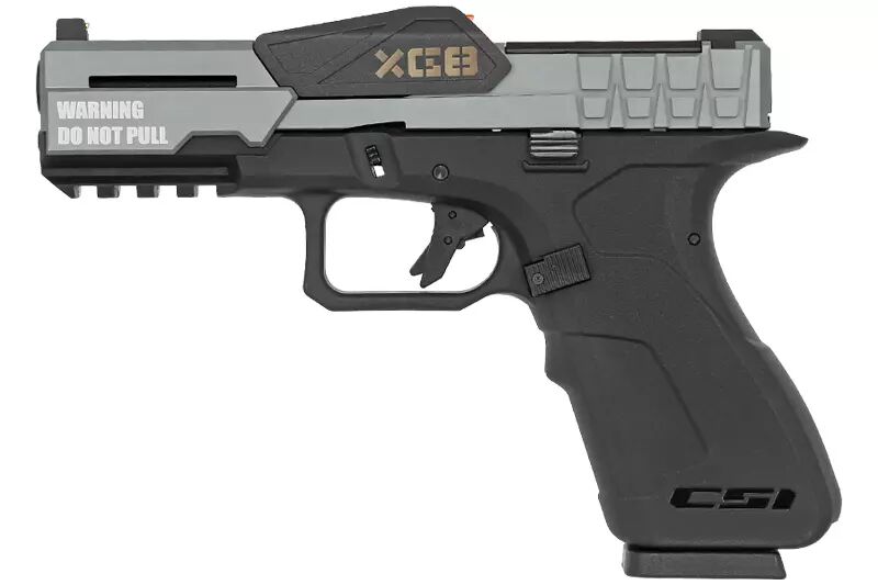 Poseidon XG8 MG GBB 6 mm – Gris / Noir — composant du pack AW