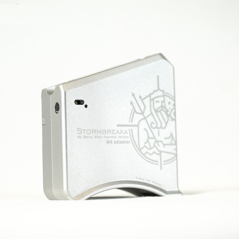 Poseidon adaptateur HPA GBB chargeur M4 chrome — POS4008