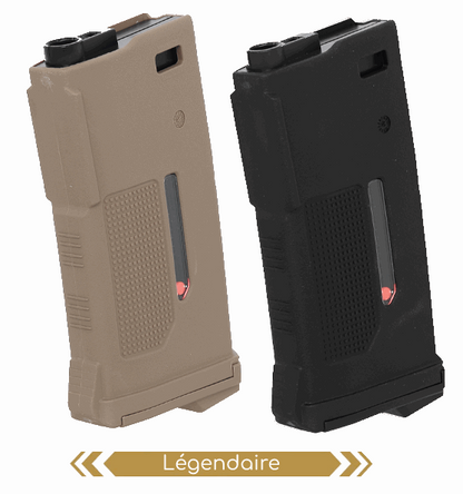 Chargeur Mid-cap 170 billes, Compatible M4 et HK416 /  Enhanced Polymer Short EPM1-S Dark Earth et Tan / PTS