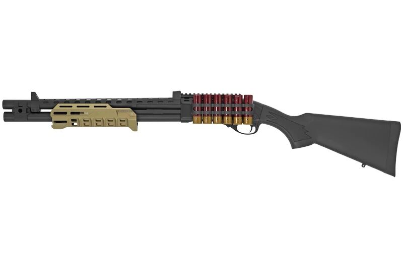 Fusil à pompe M870 Strike Industries M-LOK Tan Golden Eagle