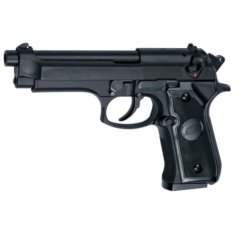 Pistolet airsoft ASG M92F gaz noir – référence 11555A