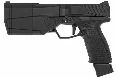 SilencerCo Maxim 9 Semi CO₂ noir - Krytac — composant du pack AW