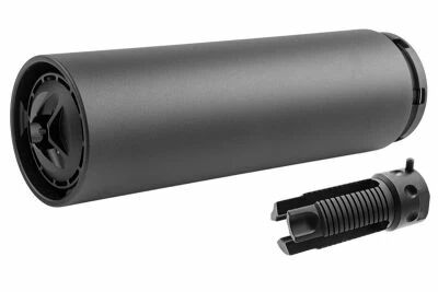 Silencieux 14 mm CCW KAC QDC / CRS-PRT Long 163 mm 5KU