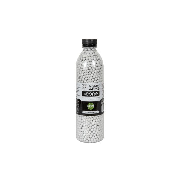 Billes airsoft bio Specna Arms CORE 0,25 g — Bouteille 3 000 — Réf. SA7054 — composant du pack AW