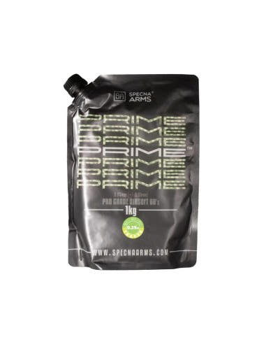 Specna Arms PRIME Bio traçantes vertes 0,25 g sachet 1 kg — SA7035