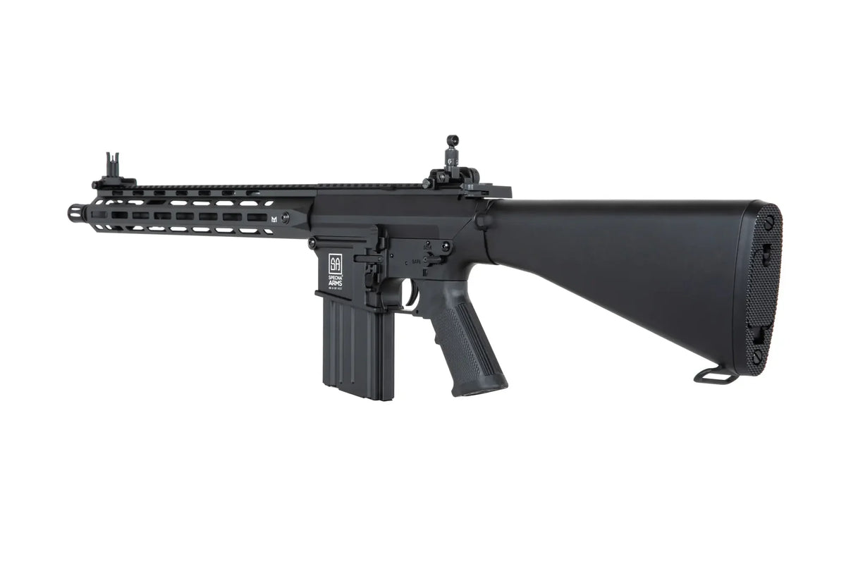 Réplique longue airsoft Specna Arms SA-E38 Kestrel ETU 6 mm — Noir — Réf. SA00292 — composant du pack AW