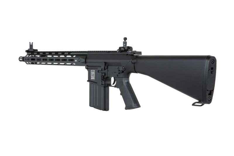 Réplique longue airsoft Specna Arms SA-E38 Kestrel ETU 6 mm — Noir — Réf. SA00292 — composant du pack AW