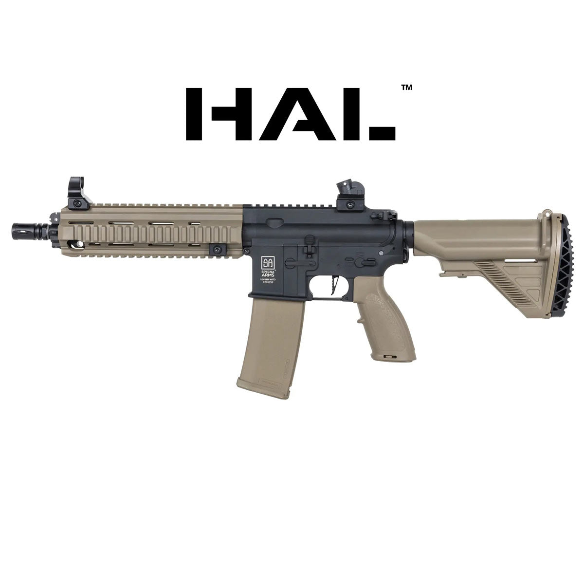 Réplique longue airsoft Specna Arms SA-FH06 FLEX HAL G2 6 mm — Noir — Réf. SA00264 — composant du pack AW