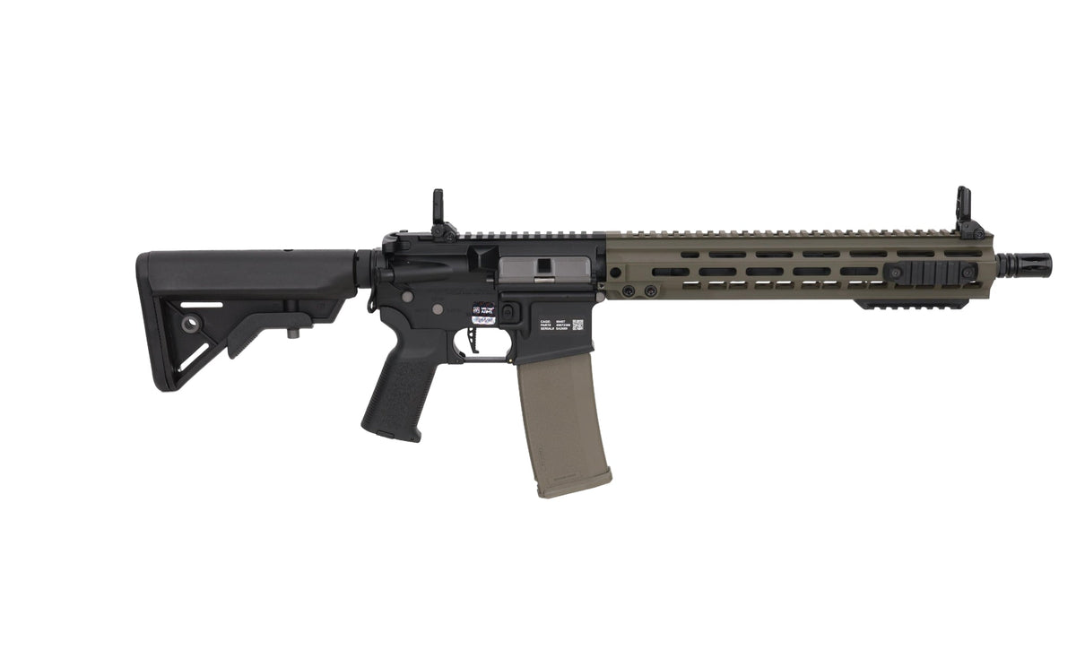 Réplique AEG Specna Arms M4/AR15 SA-P30 PRIME BLDC 14 pouces 6 mm — Olive — Réf. SA00409 — composant du pack AW