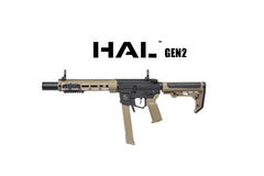 Réplique longue airsoft Specna Arms SA-FX02 FLEX HAL G2 6 mm — Tan — Réf. SA00262 — composant du pack AW