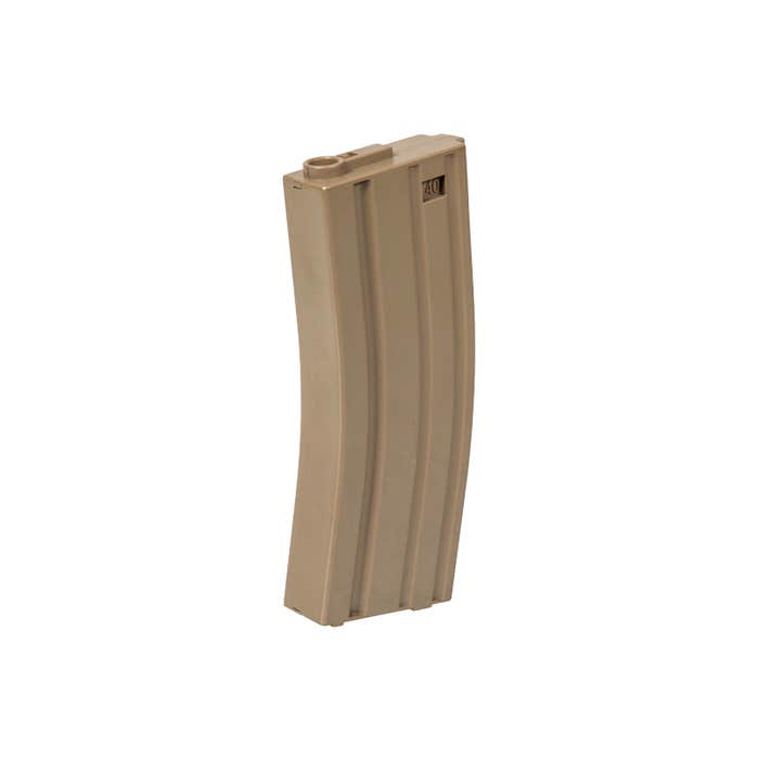 Pack de 5 chargeurs Specna Arms M4 Mid-Cap 120 billes Tan — SA44403