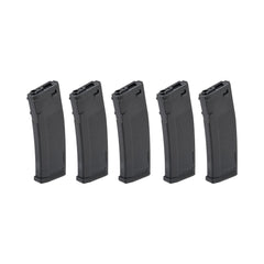 Pack de 5 chargeurs Specna Arms S-MAG M4/M16 Hi-Cap 380 billes Noir — SA44432